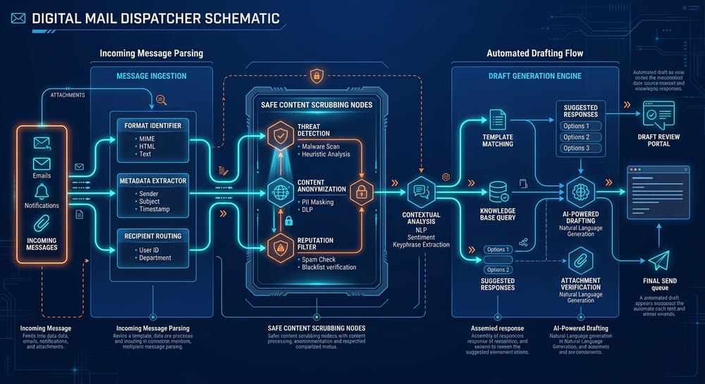 AI Email Routing & Inbox Agent Agent Architecture Diagram