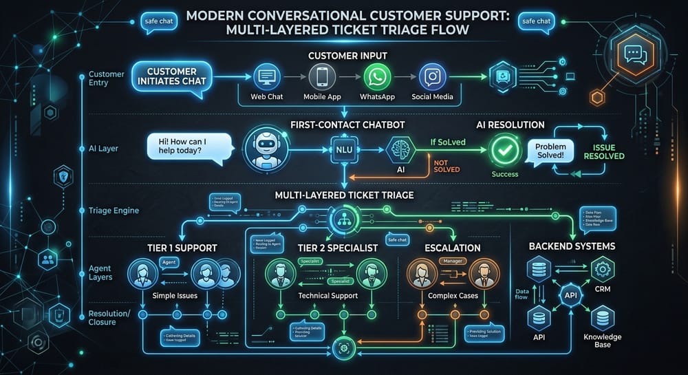 AI Agents for Customer Support: Clearing Tier-1 Backlogs